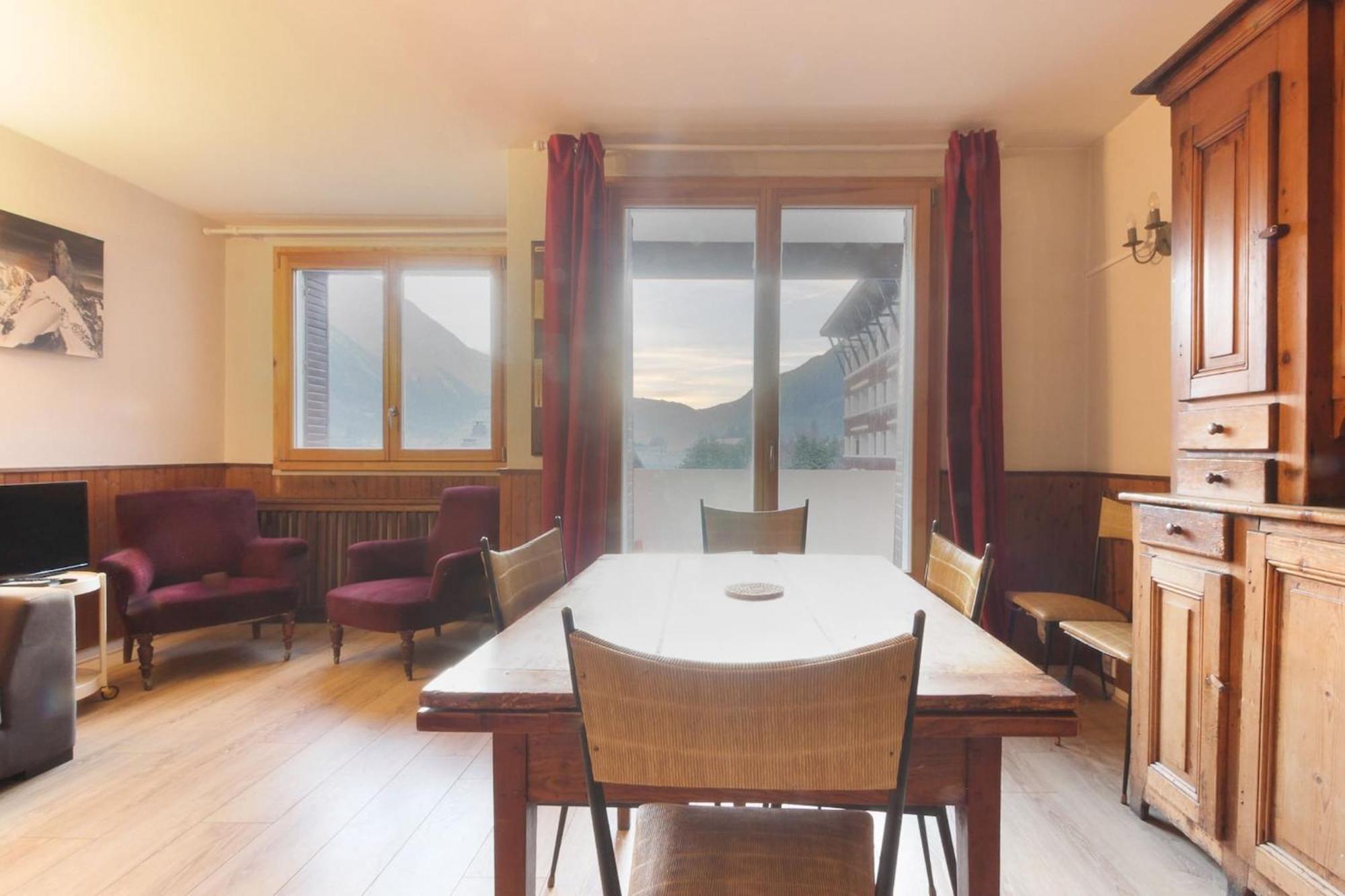 Les Pecles Mt Blanc - Chamonix Center Apartment ภายนอก รูปภาพ
